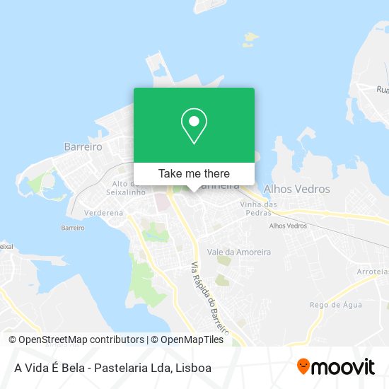 A Vida É Bela - Pastelaria Lda map