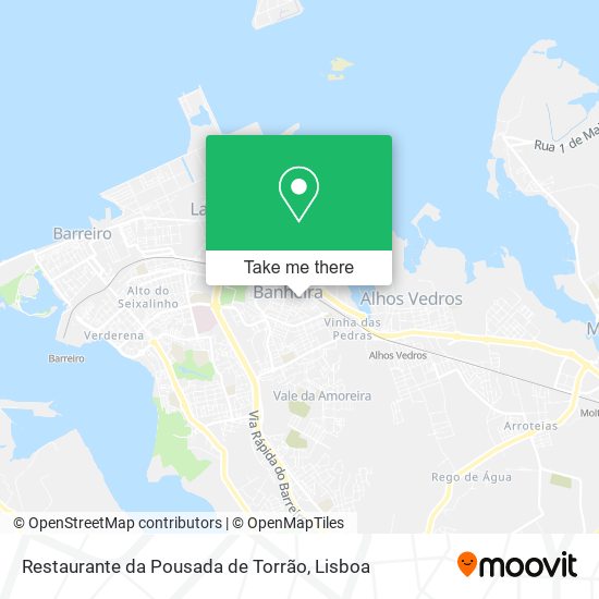 Restaurante da Pousada de Torrão map