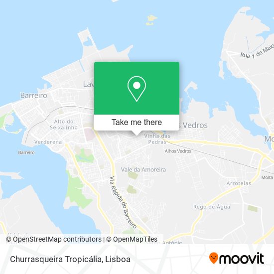 Churrasqueira Tropicália map