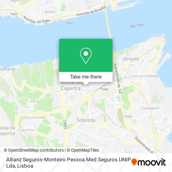 Allianz Seguros-Monteiro Pessoa Med Seguros UNIP Lda map