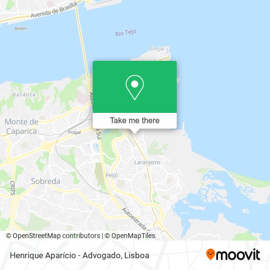 Henrique Aparício - Advogado map