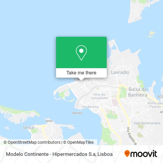 Modelo Continente - Hipermercados S.a map