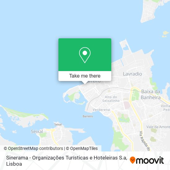 Sinerama - Organizações Turísticas e Hoteleiras S.a map