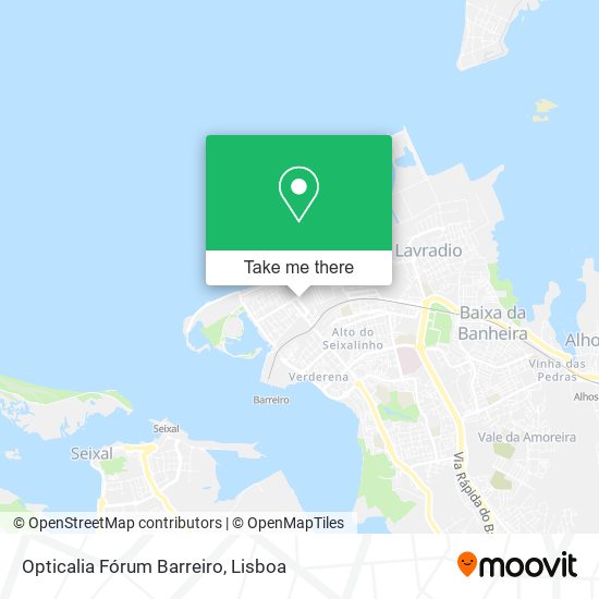 Opticalia Fórum Barreiro map