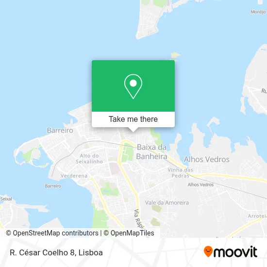 R. César Coelho 8 map