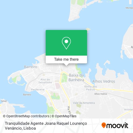 Tranquilidade Agente Joana Raquel Lourenço Venâncio map