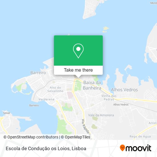 Escola de Condução os Loios map