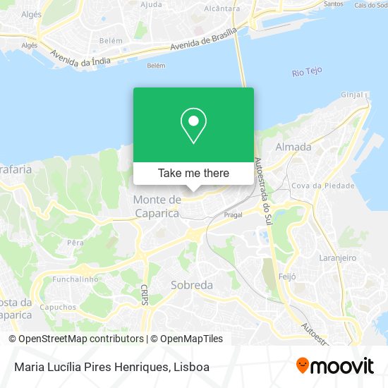 Maria Lucília Pires Henriques map