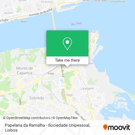 Papelaria da Ramalha - Sociedade Unipessoal mapa