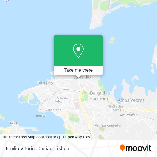 Emílio Vitorino Curião map