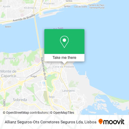 Allianz Seguros-Ots Corretores Seguros Lda map