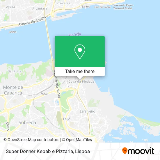 Super Donner Kebab e Pizzaria map