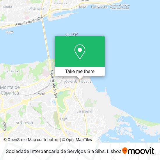 Sociedade Interbancaria de Serviços S a Sibs mapa