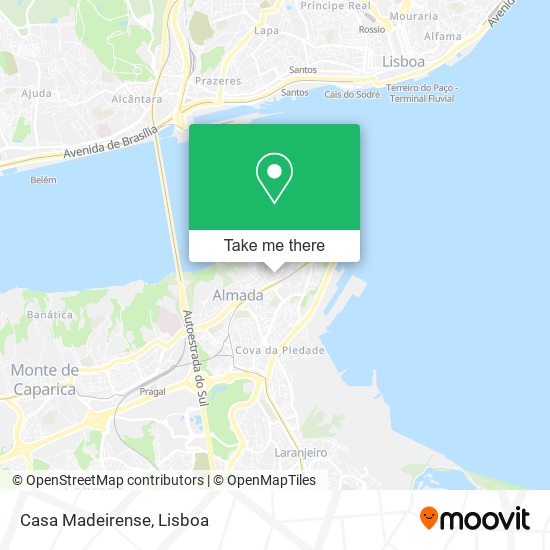 Casa Madeirense mapa