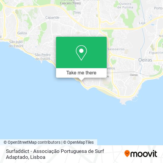 Surfaddict - Associação Portuguesa de Surf Adaptado map