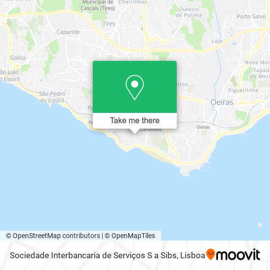 Sociedade Interbancaria de Serviços S a Sibs map