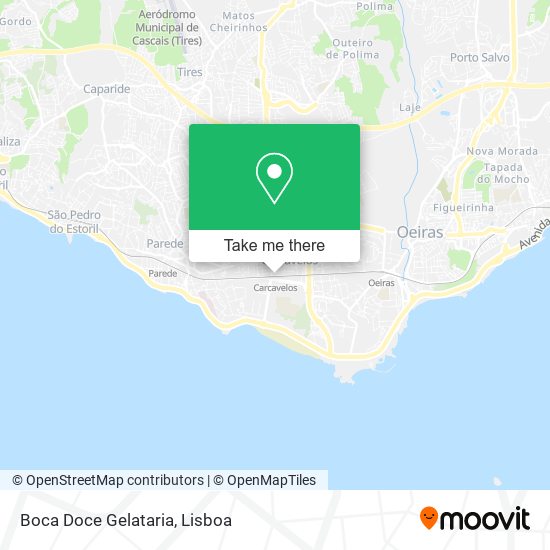 Boca Doce Gelataria map