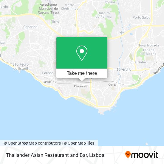 Thailander Asian Restaurant and Bar mapa