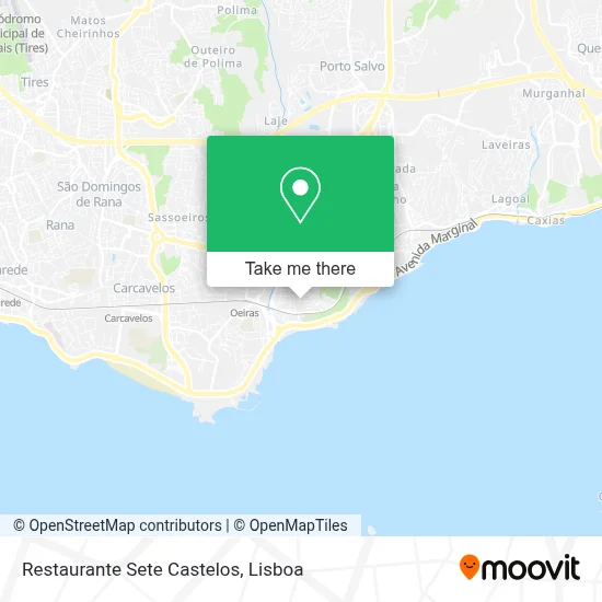 Restaurante Sete Castelos map