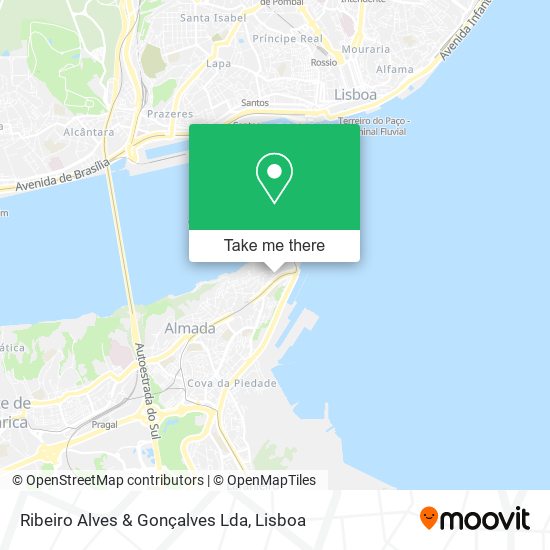 Ribeiro Alves & Gonçalves Lda mapa