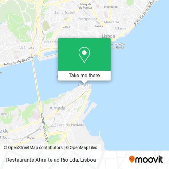 Restaurante Atira-te ao Rio Lda map