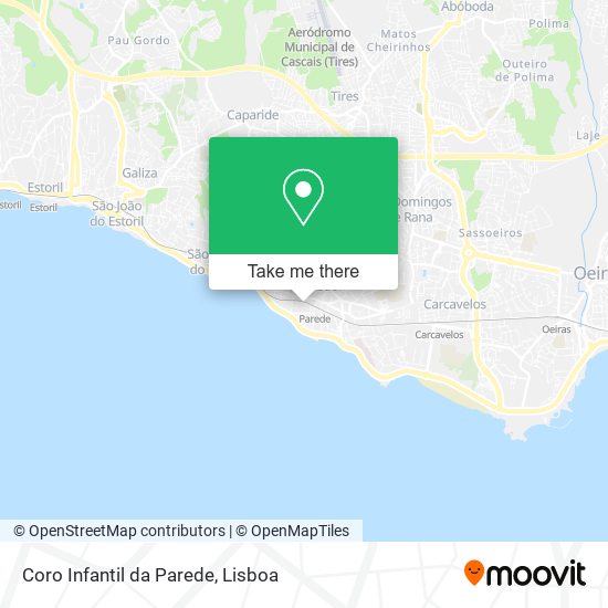 Coro Infantil da Parede map