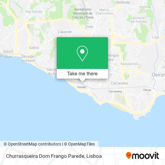 Churrasqueira Dom Frango Parede map