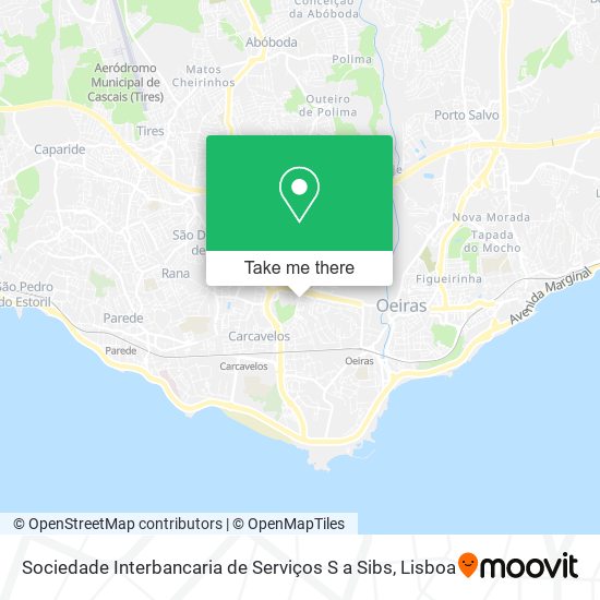 Sociedade Interbancaria de Serviços S a Sibs map