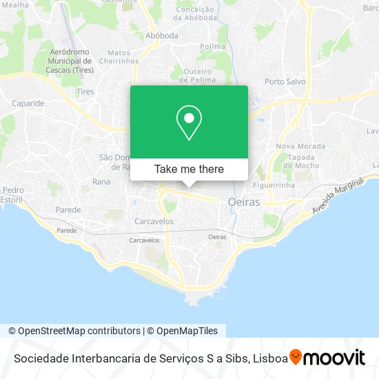 Sociedade Interbancaria de Serviços S a Sibs map