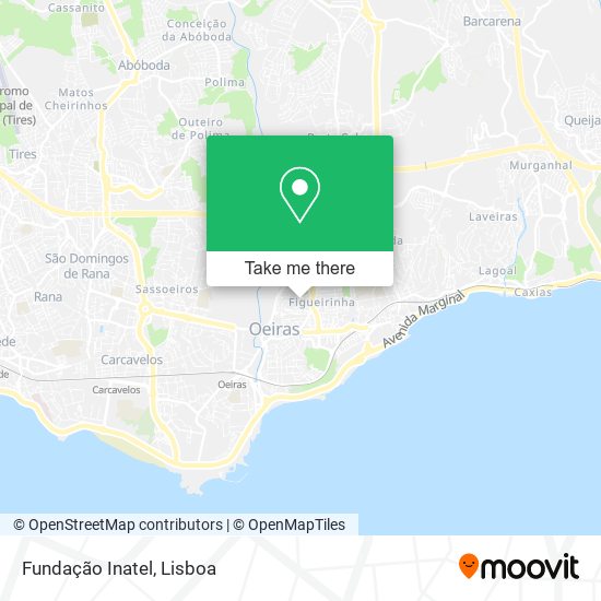 Fundação Inatel map