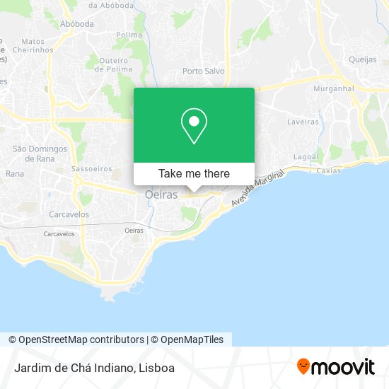 Jardim de Chá Indiano map