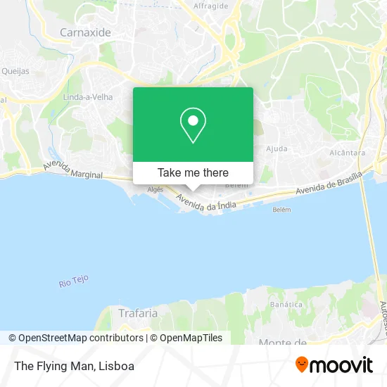 The Flying Man map