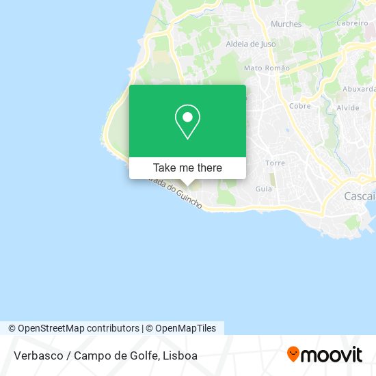 Verbasco / Campo de Golfe map