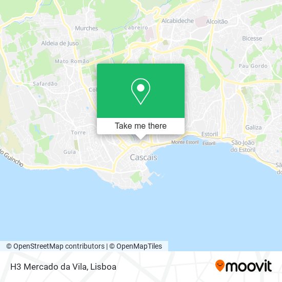 H3 Mercado da Vila mapa
