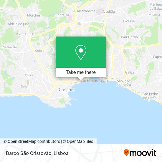 Barco São Cristovão map