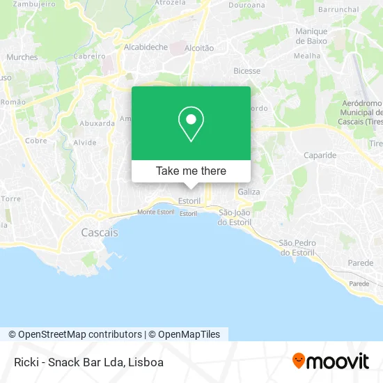 Ricki - Snack Bar Lda map