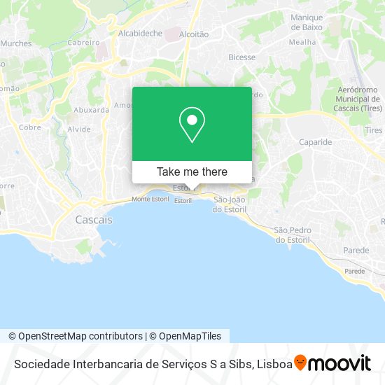 Sociedade Interbancaria de Serviços S a Sibs map