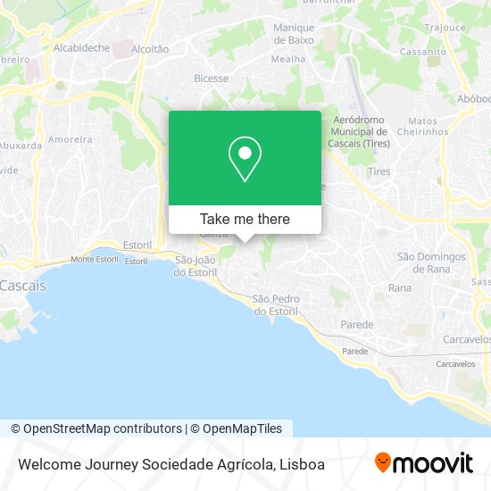 Welcome Journey Sociedade Agrícola mapa