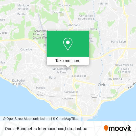 Oasis-Banquetes Internacionais,Lda. map