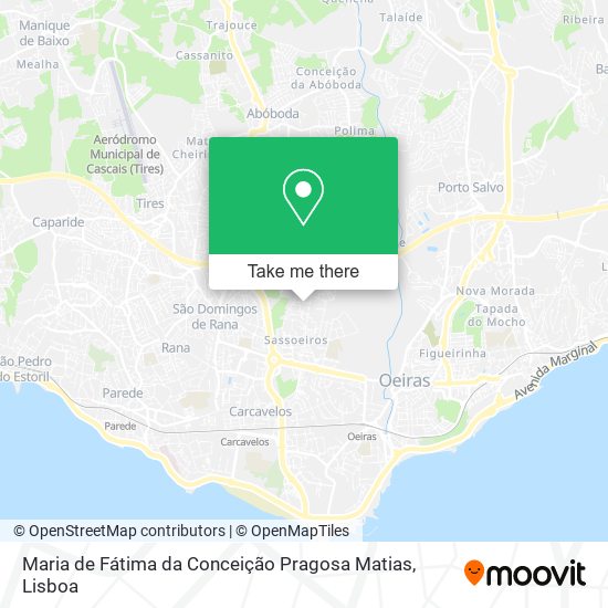 Maria de Fátima da Conceição Pragosa Matias map