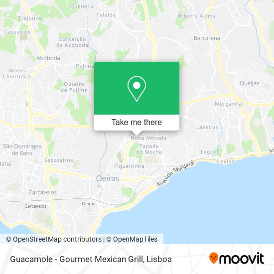 Guacamole - Gourmet Mexican Grill map