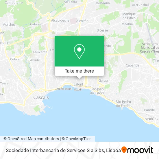 Sociedade Interbancaria de Serviços S a Sibs map