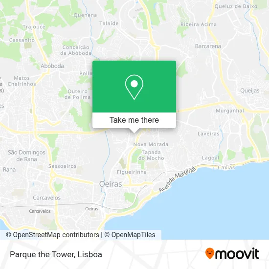 Parque the Tower map