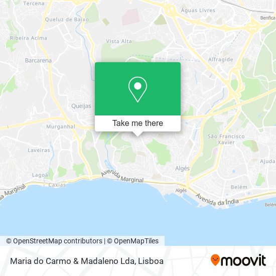 Maria do Carmo & Madaleno Lda mapa