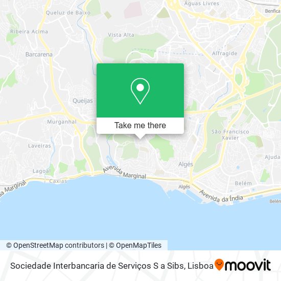 Sociedade Interbancaria de Serviços S a Sibs map