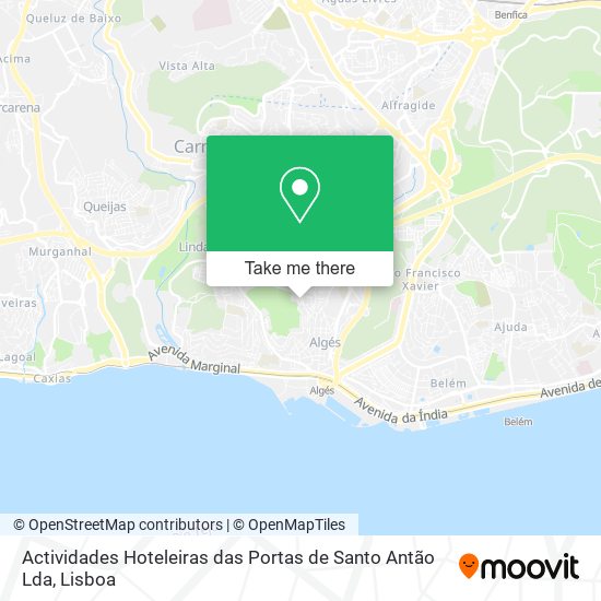 Actividades Hoteleiras das Portas de Santo Antão Lda map