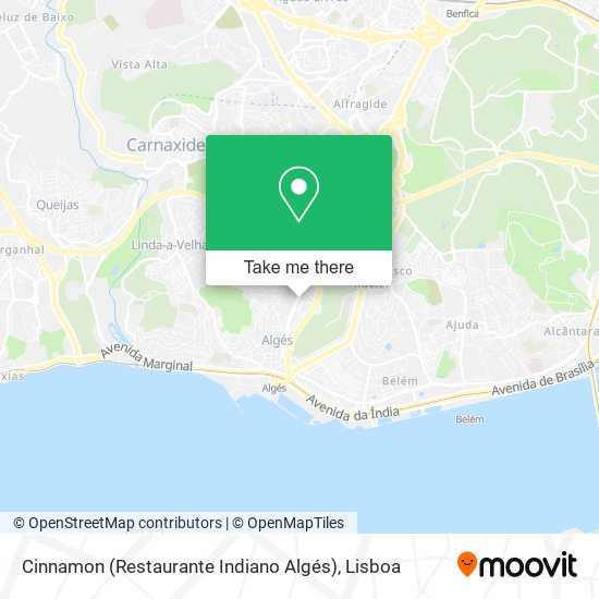 Cinnamon (Restaurante Indiano Algés) map
