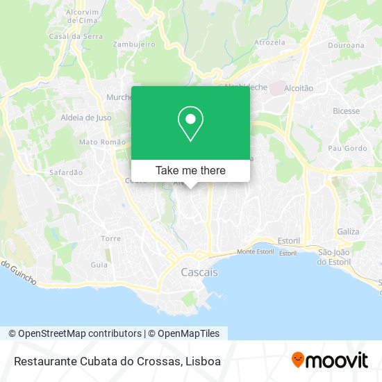 Restaurante Cubata do Crossas map
