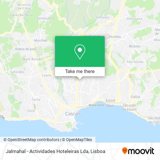 Jalmahal - Actividades Hoteleiras Lda mapa