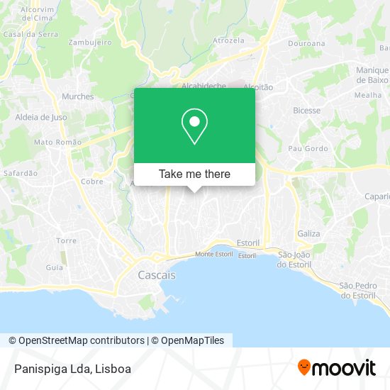 Panispiga Lda mapa